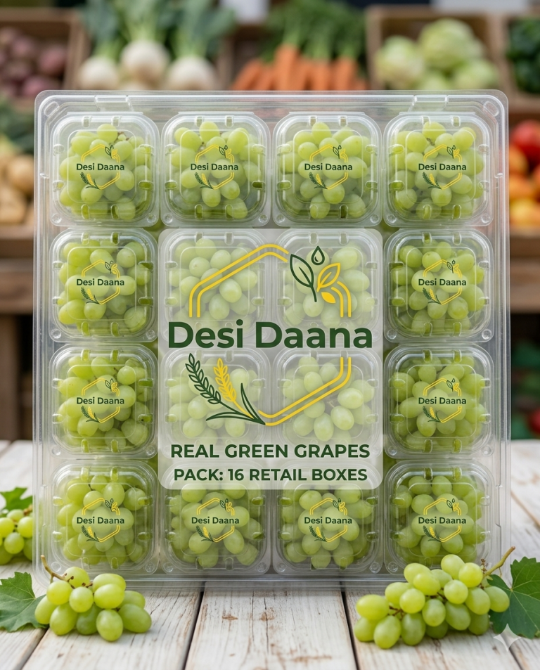 Home green grapes